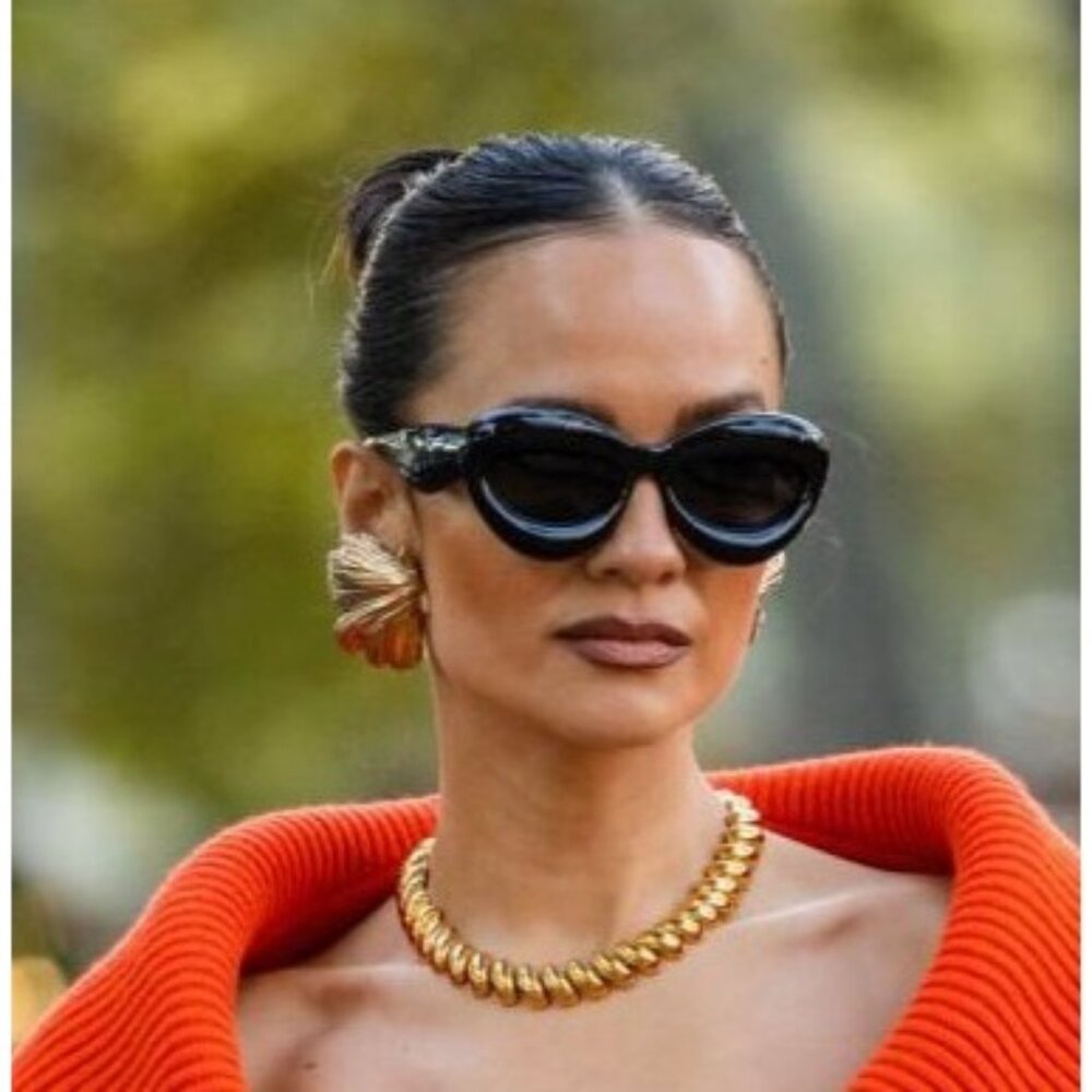 NEW LOEWE SUNGLASSES LW40097I 01A BLACK WOMEN EYEWEAR LOEWE